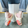 2021 New Arrivals Summer Cartoon Printed Breathable EVA Men Slipper for Home